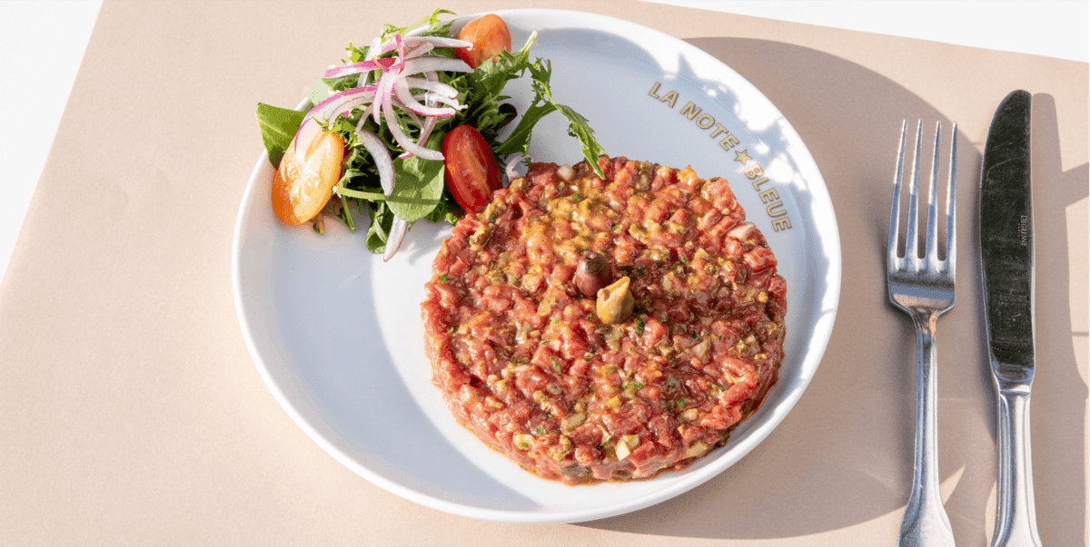 Tartare de bœuf au couteau - Menu item