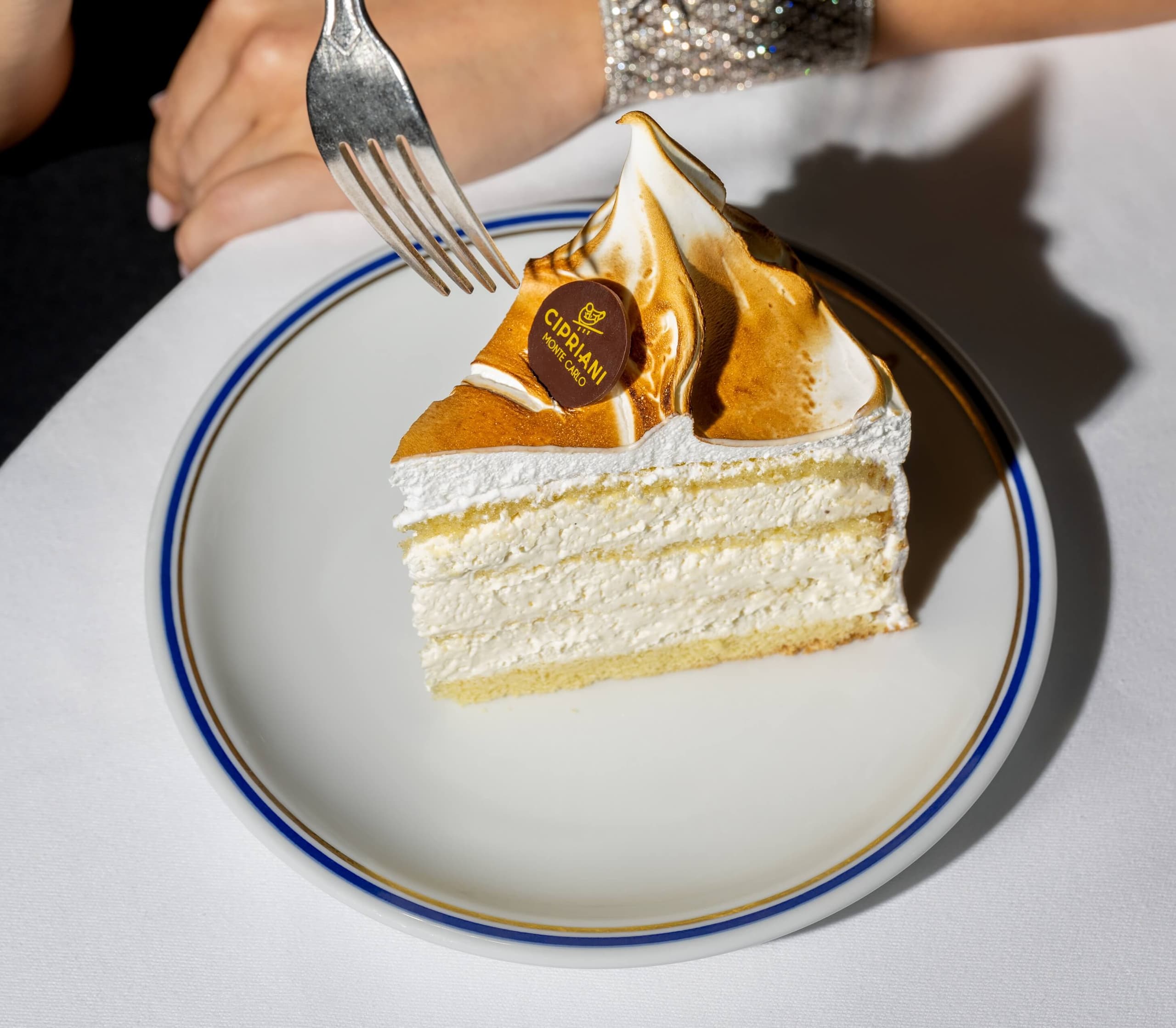 Gâteau meringué à la vanille - Menu item