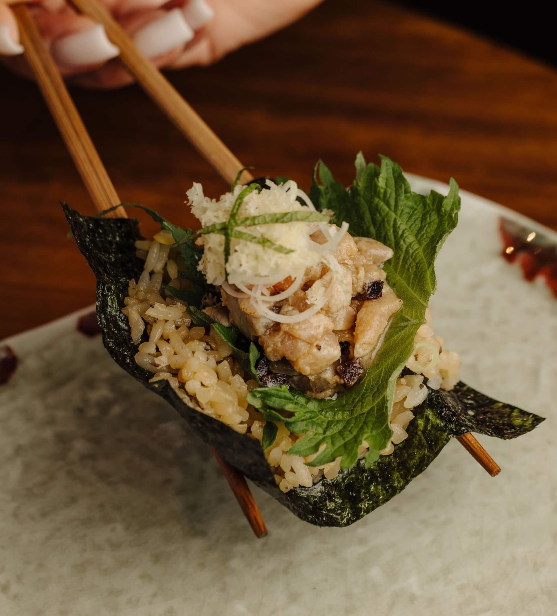 Japanese taco - Menu item