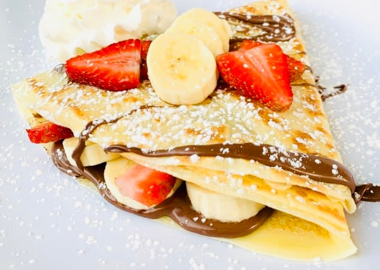 Nutella, fraise et banane - Menu item