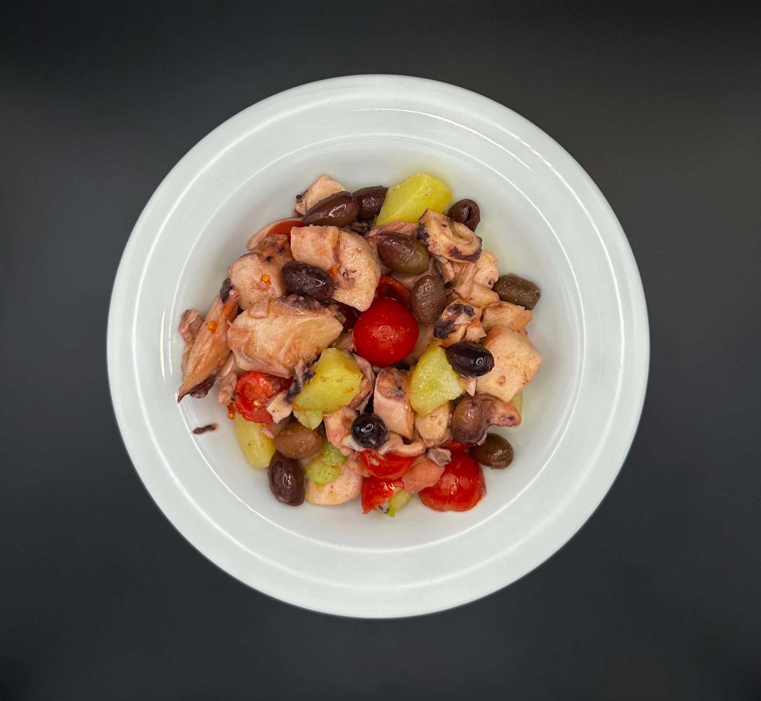 Salade de poulpe avec pommes de terre - Menu item