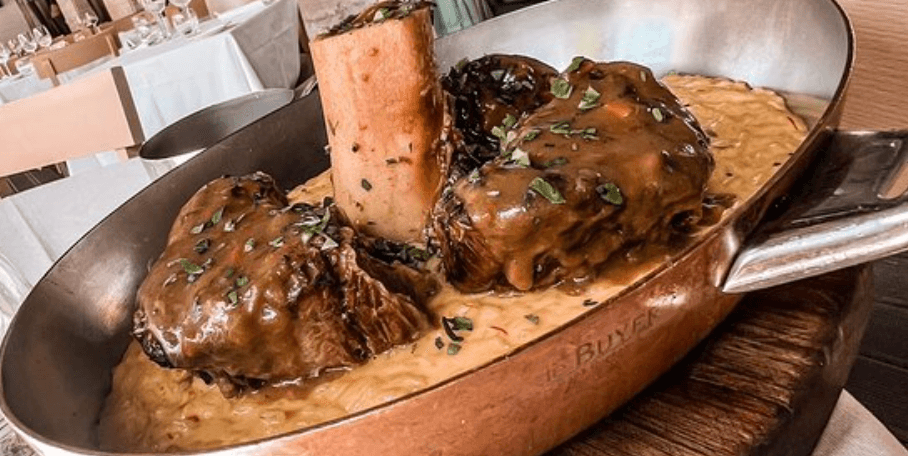 Ossobuco & Risotto au Safran - Menu item