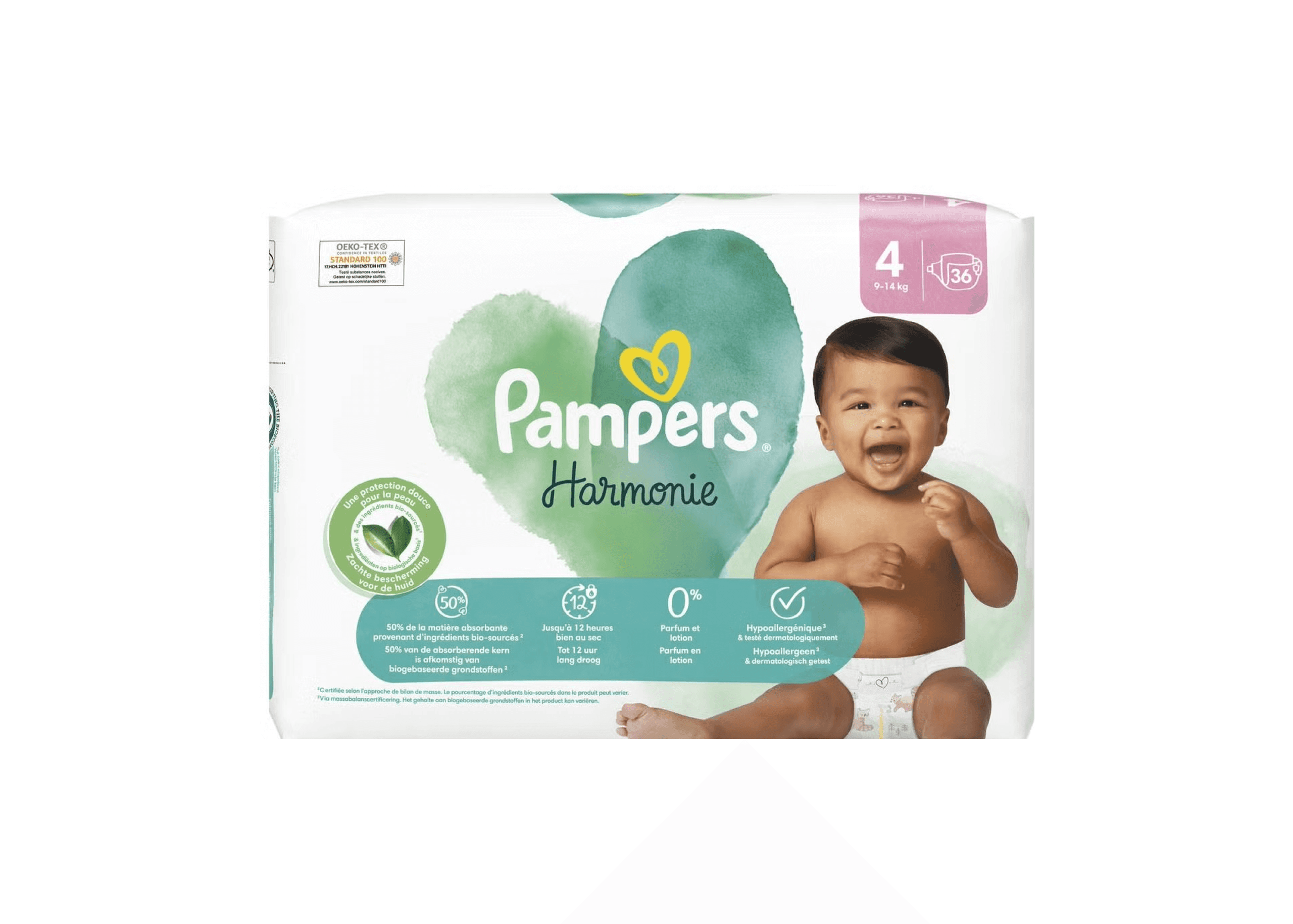 Pampers Harmonie Couche T4 - Menu item