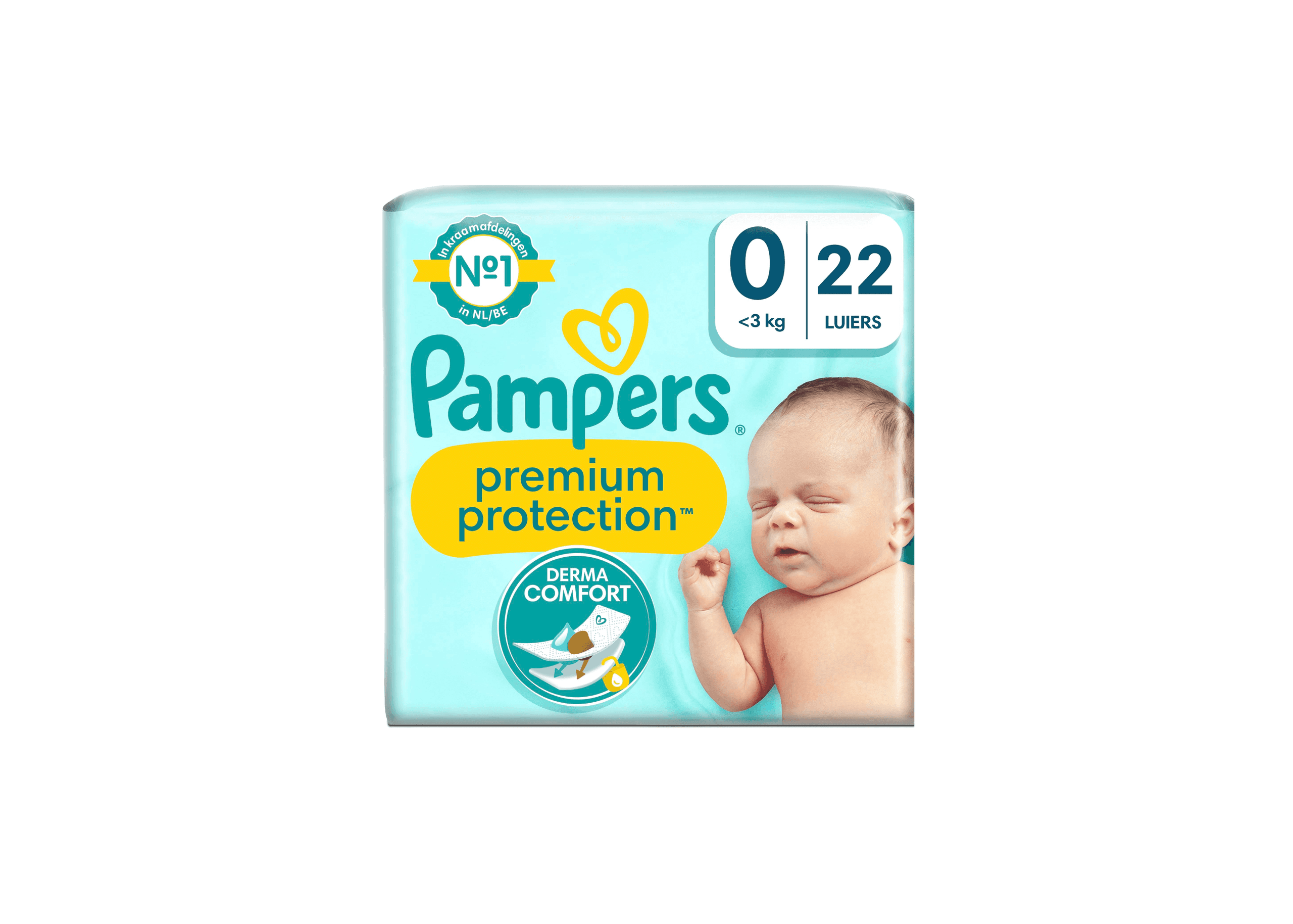 Pampers Premium Protection Couche New Baby T0 - Menu item
