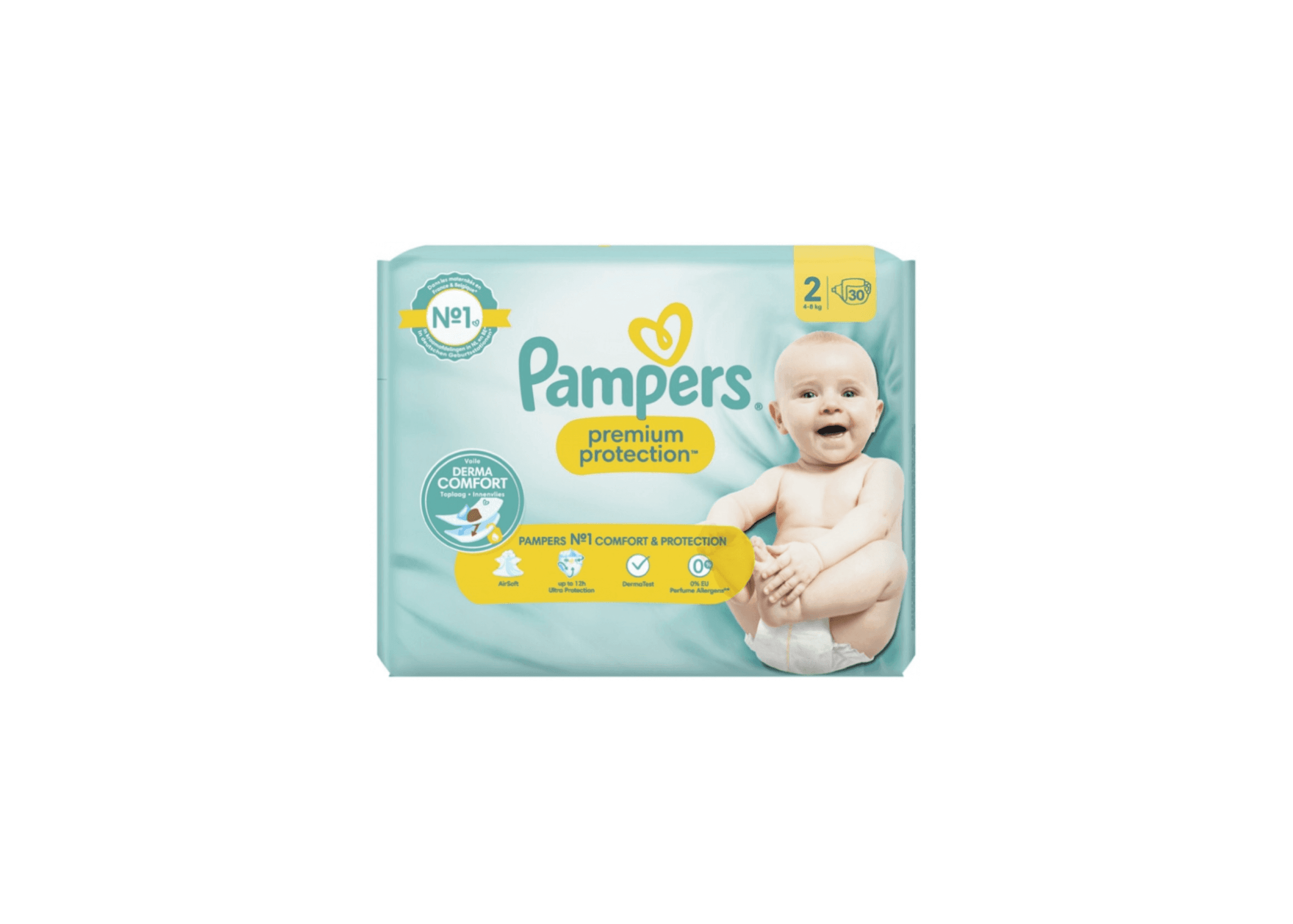 Pampers Premium Protection Couche T2 4-8kg - Menu item