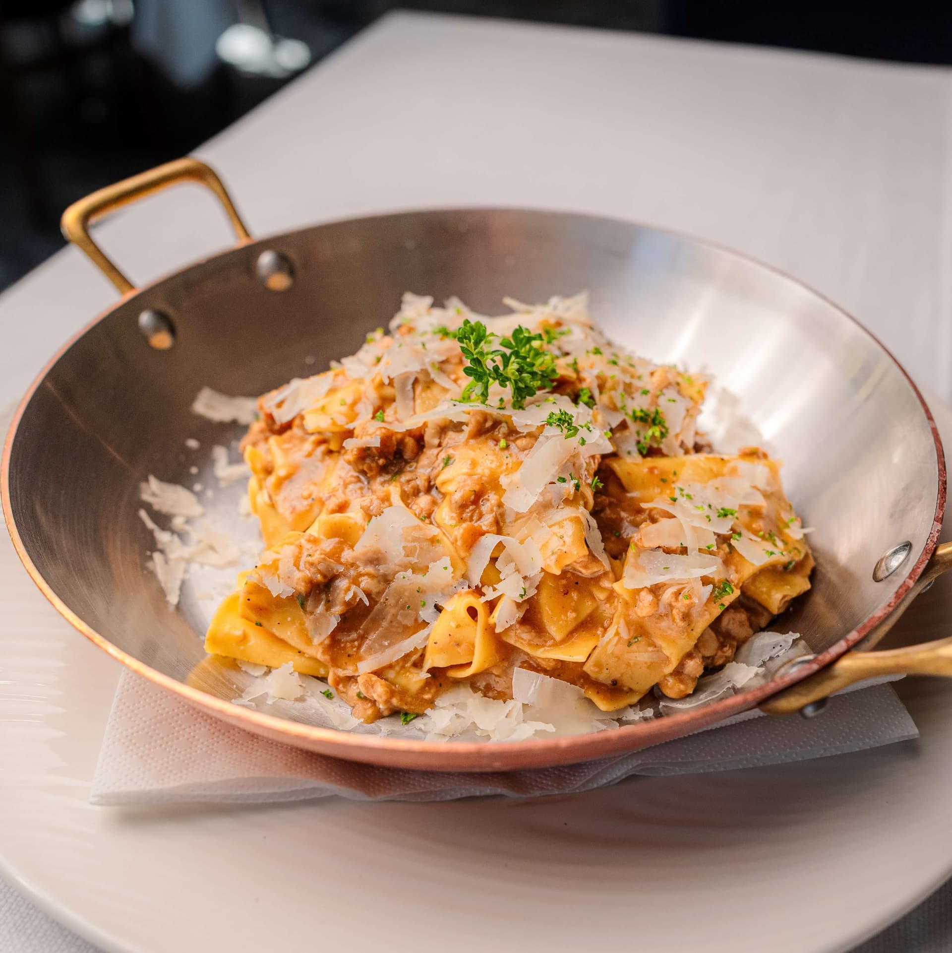 Pappardelle au ragout de Veau & Parmesan - Menu item