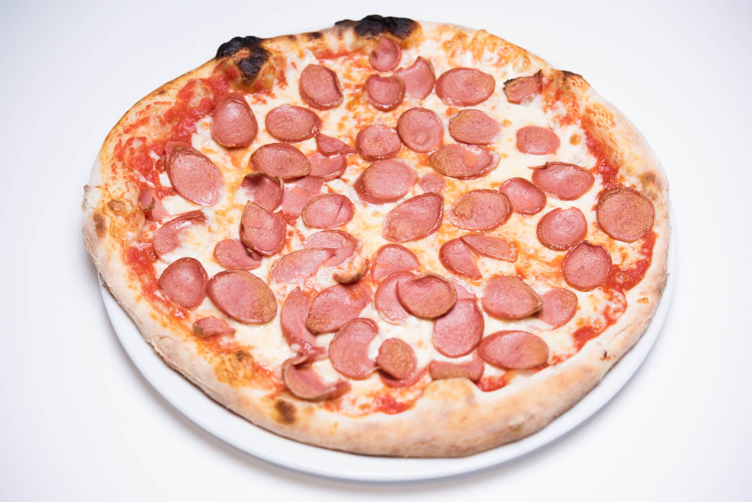 Pizza Wurstel - Menu item