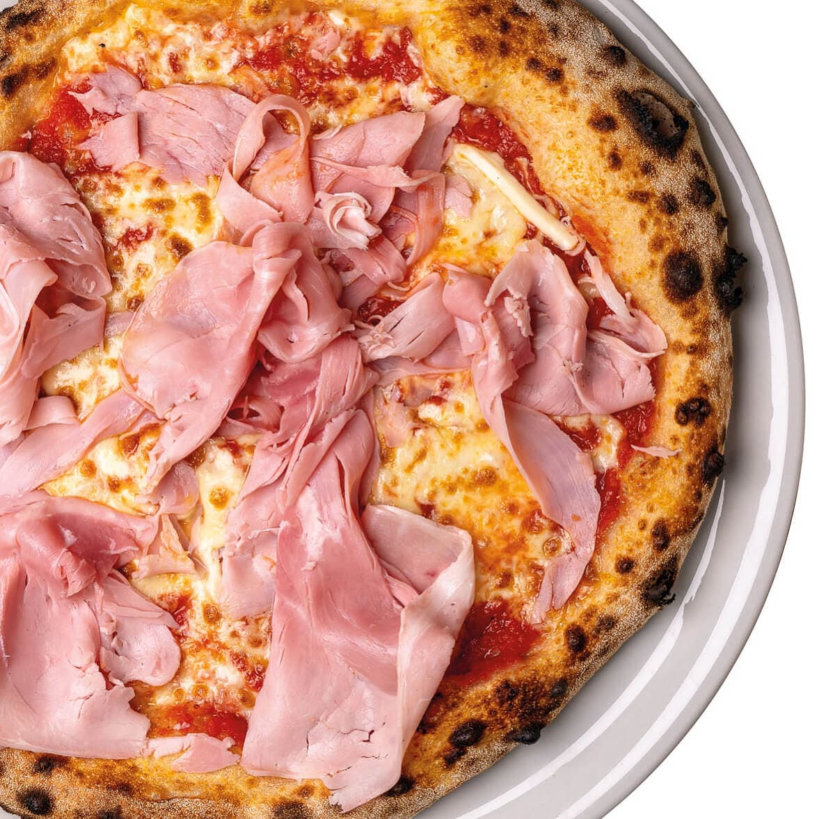 Pizza jambon mozza - Menu item