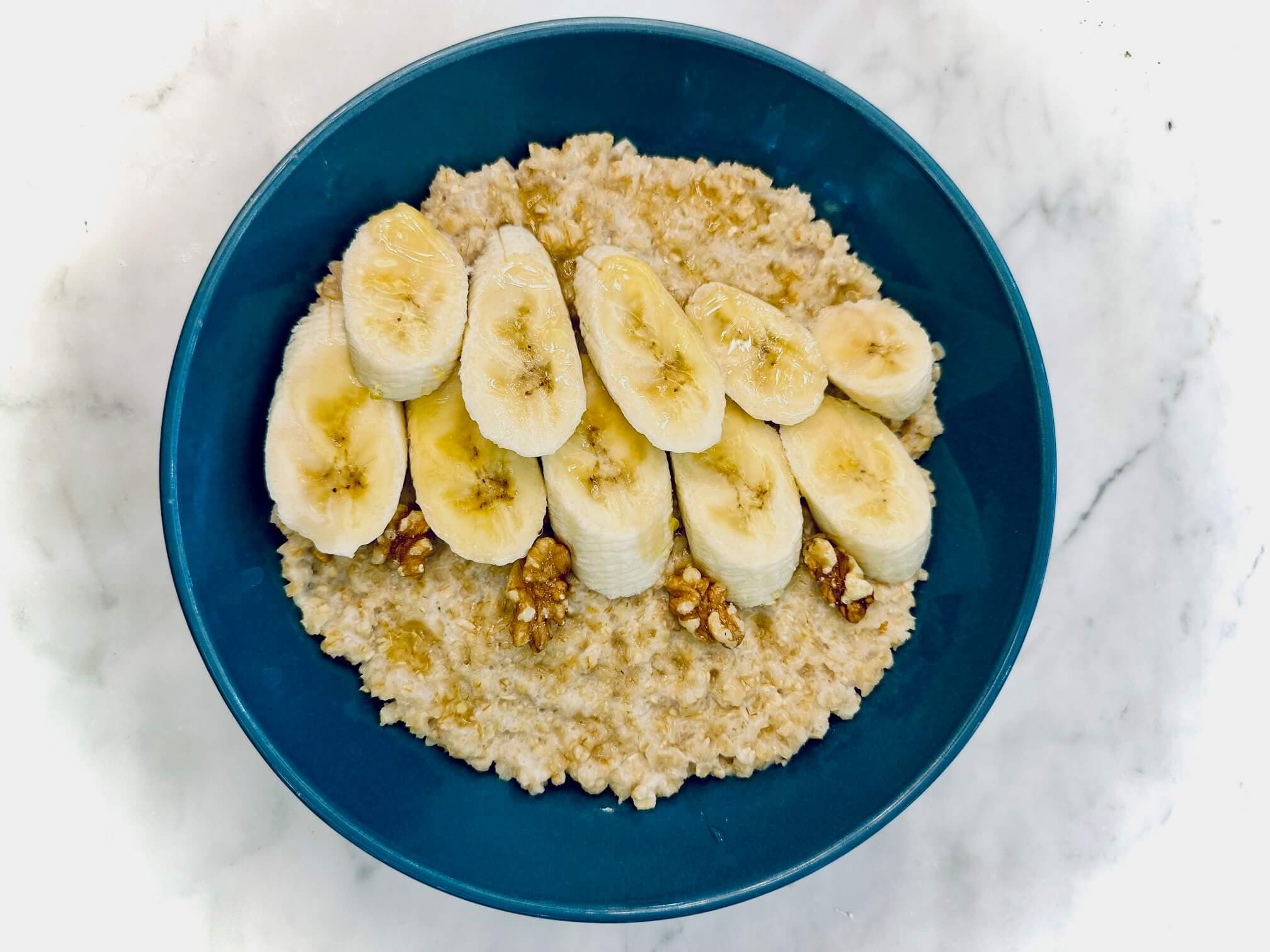 Porridge banane et miel - Menu item