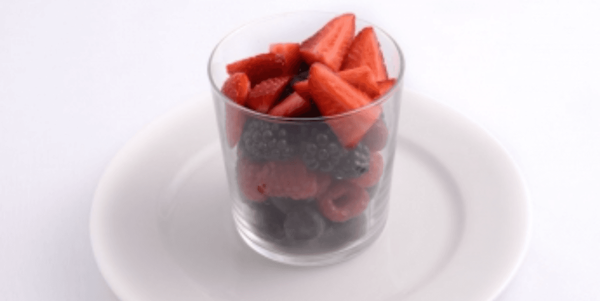 Fruits rouges - Menu item