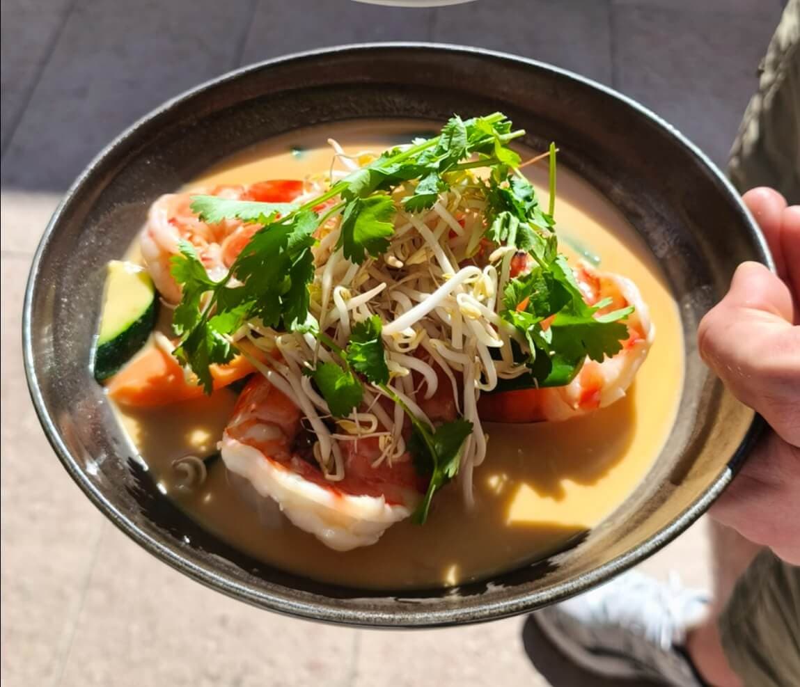 Curry rouge de Gambas - Menu item
