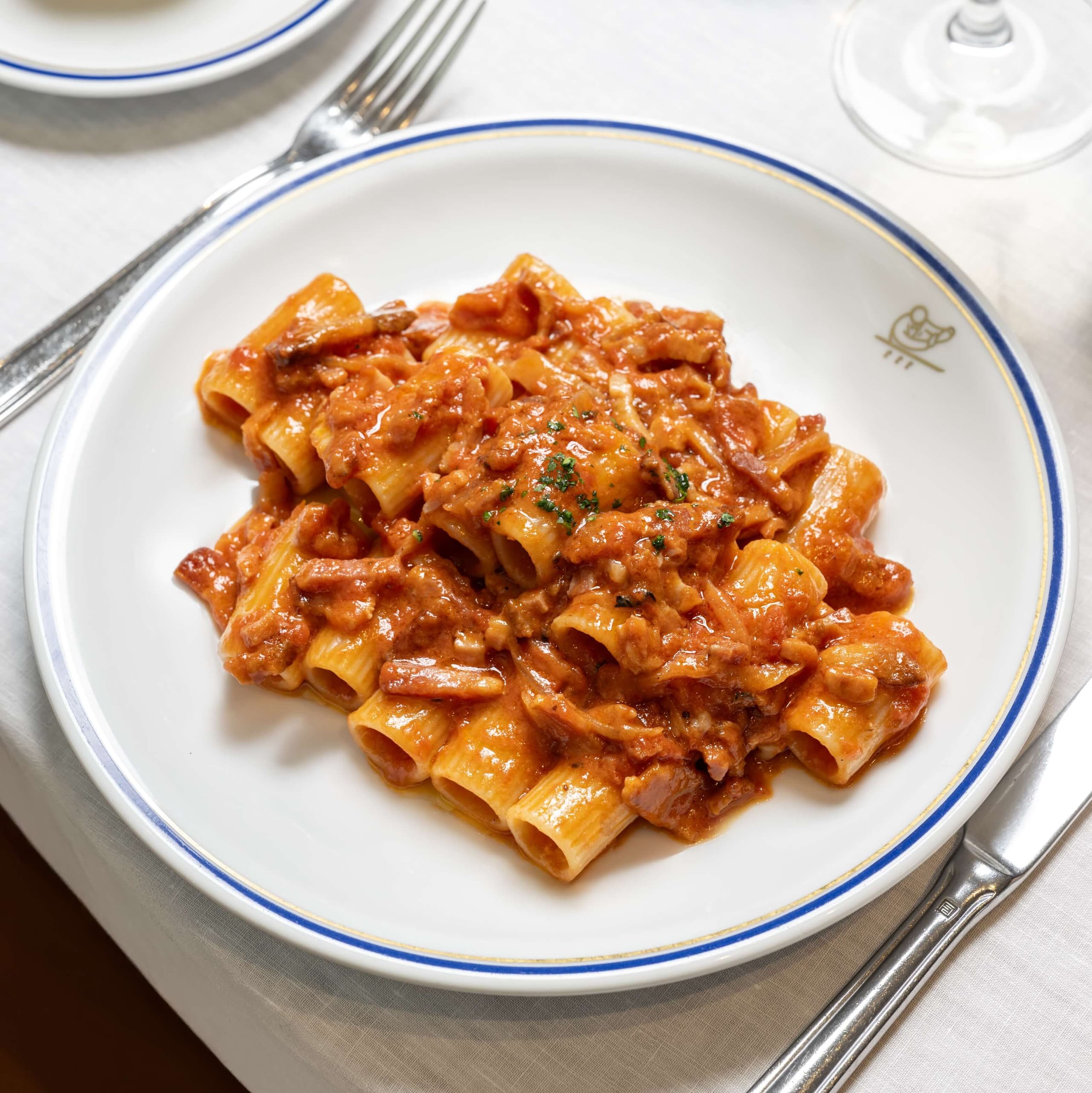 Rigatoni all' Amatriciana - Menu item