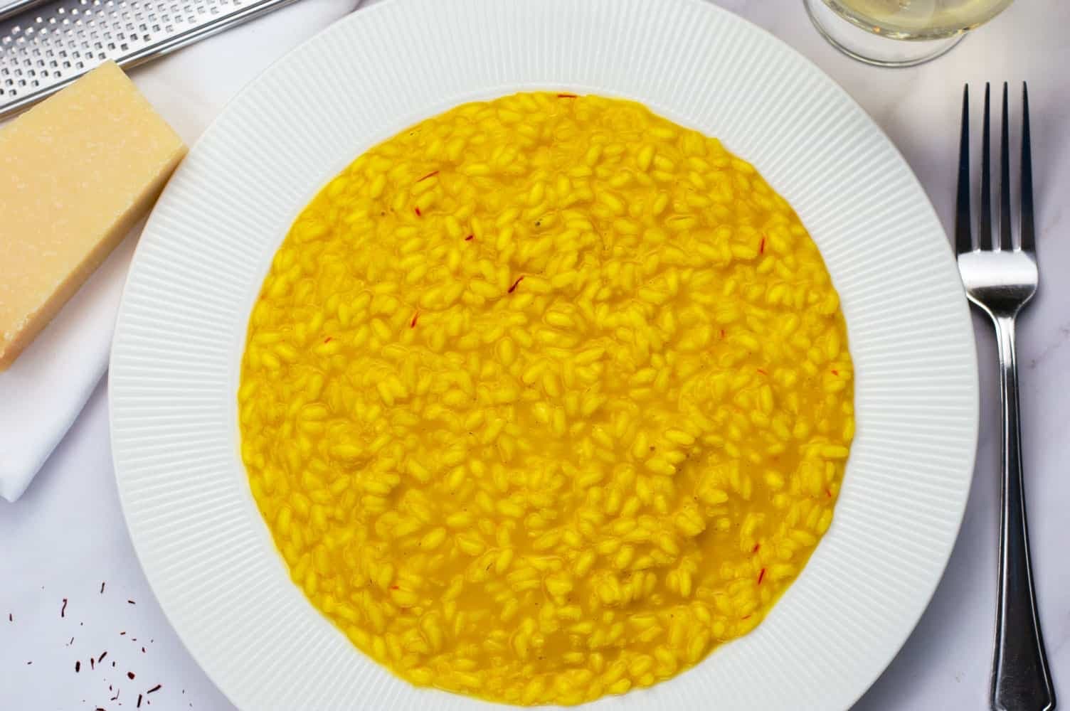 Risotto au safran - Menu item