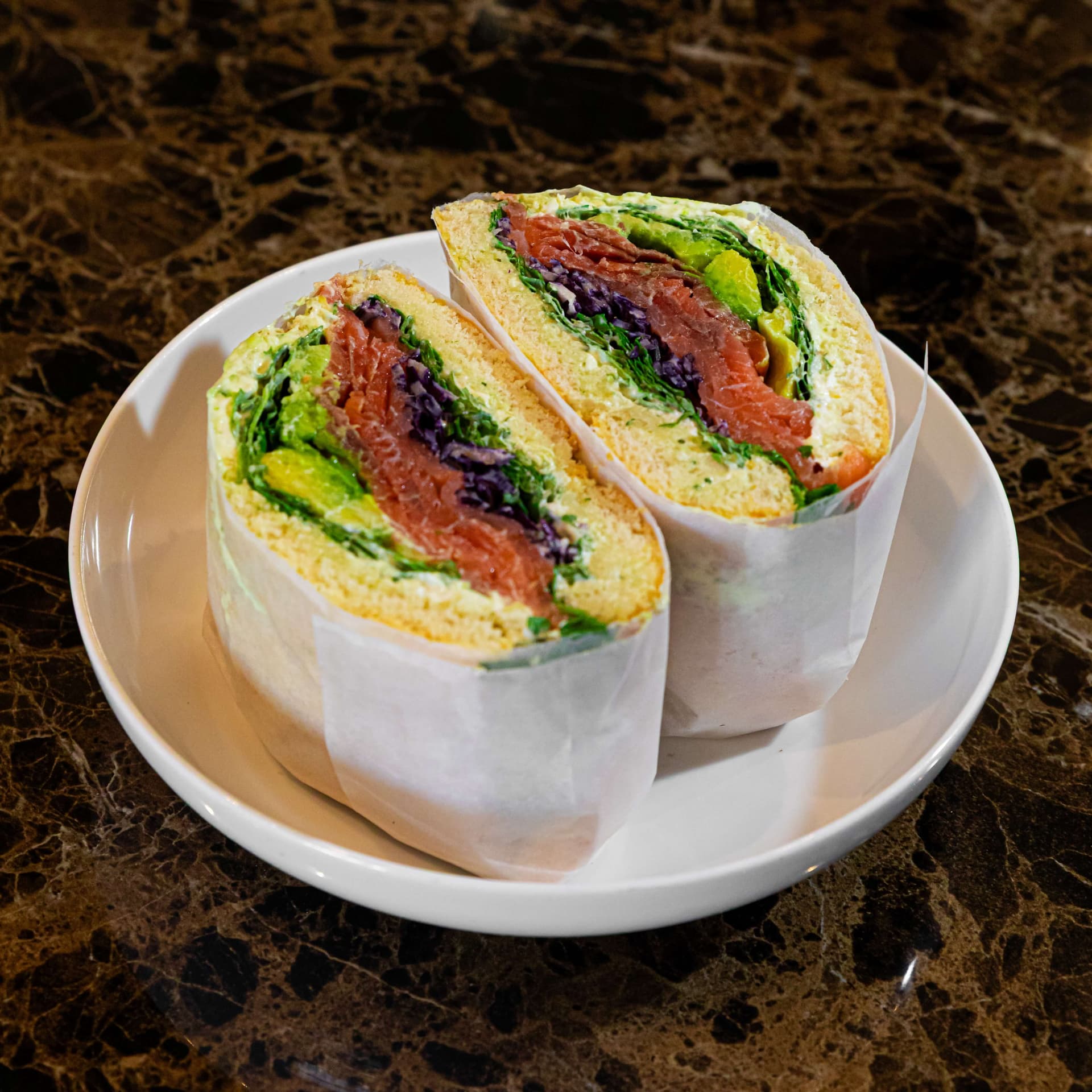 Sandwich Saumon - Menu item
