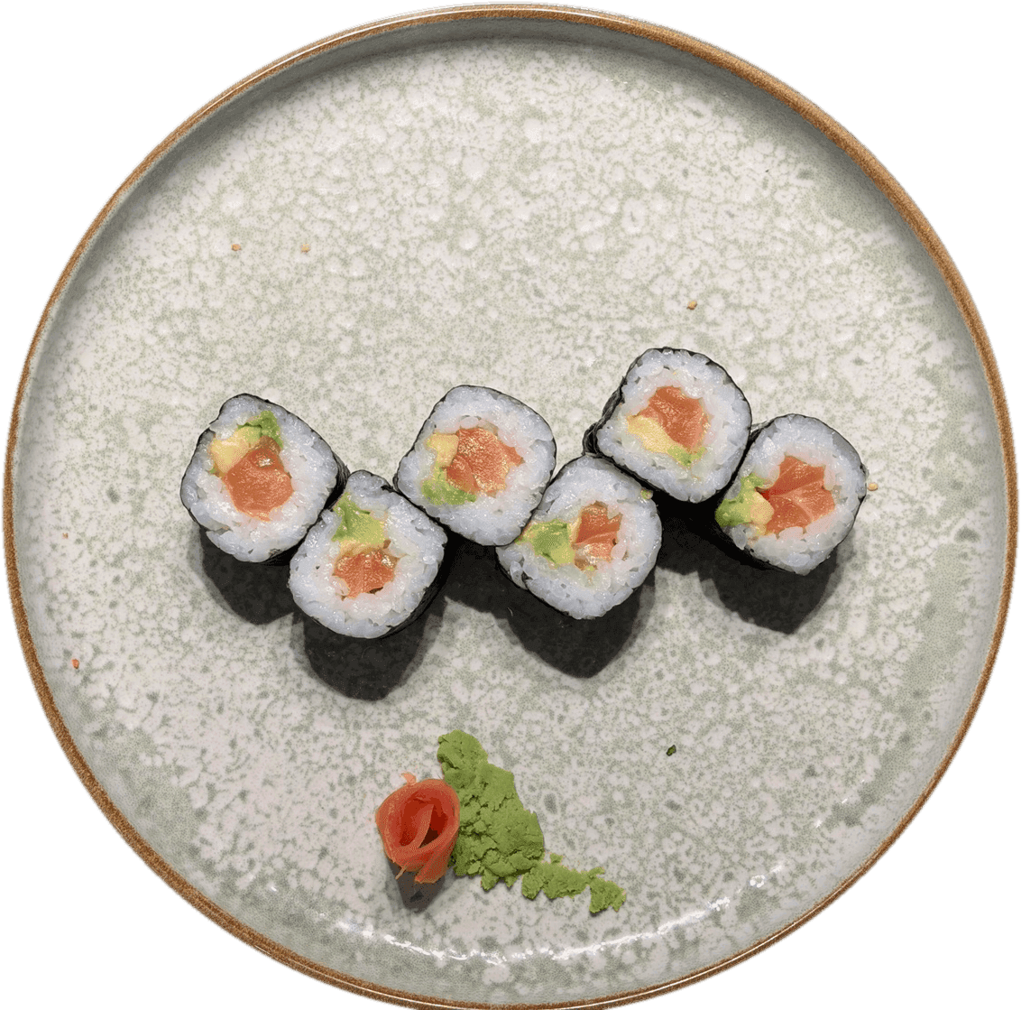 Salmon and avocado maki - Menu item