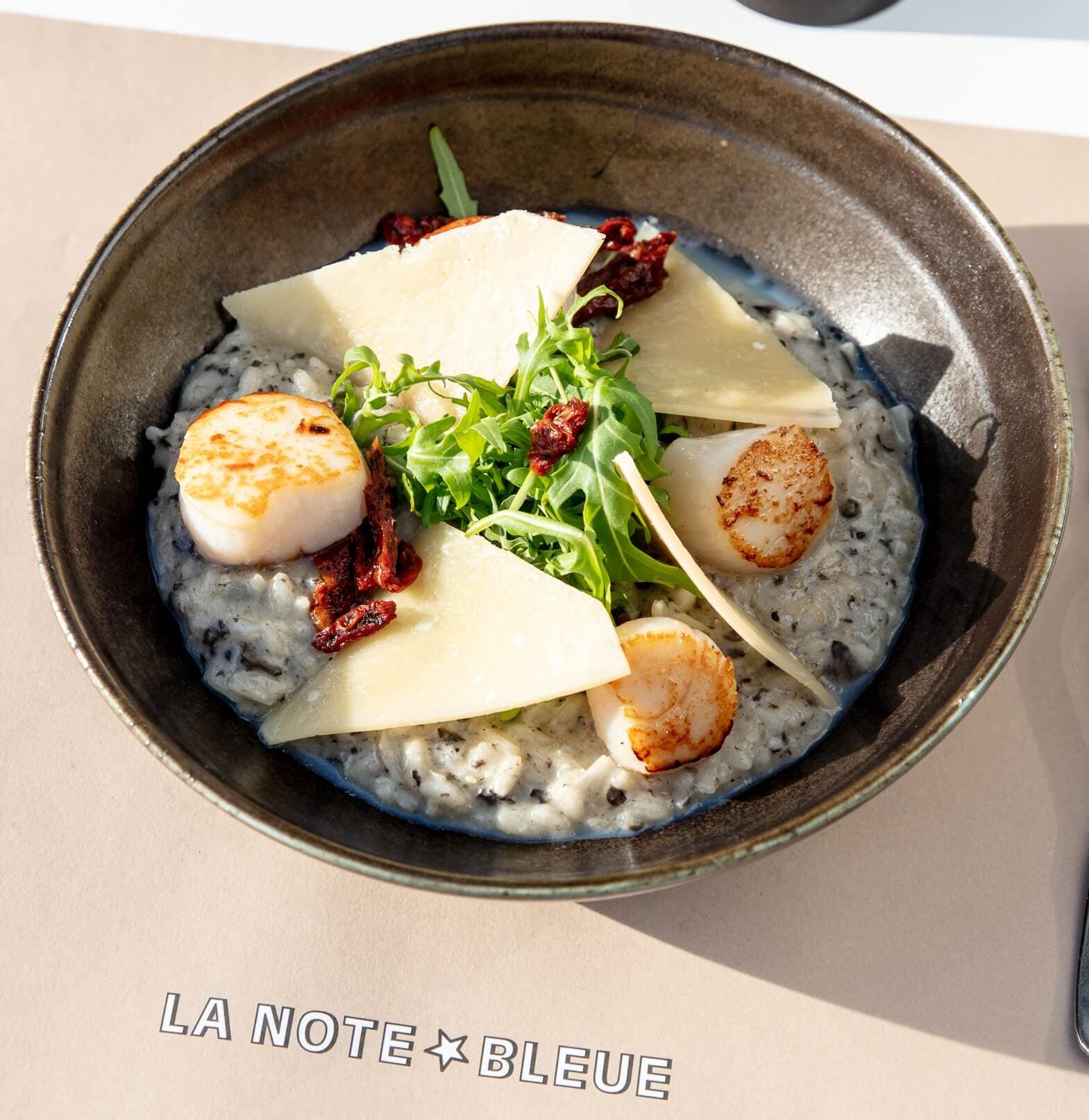 Risotto à la truffe et St Jacques - Menu item