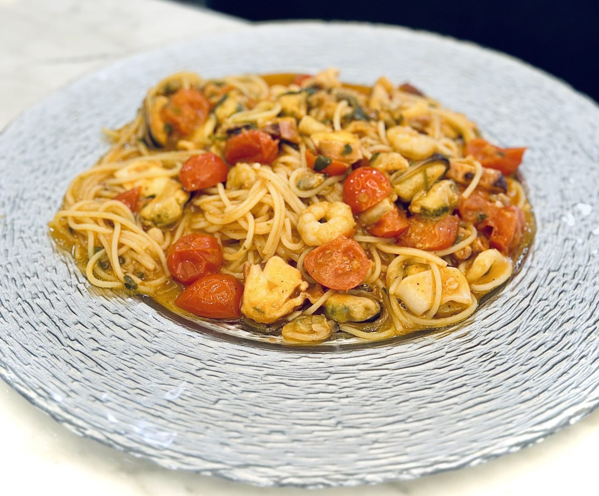 Spaghetti Fruits de Mer - Menu item