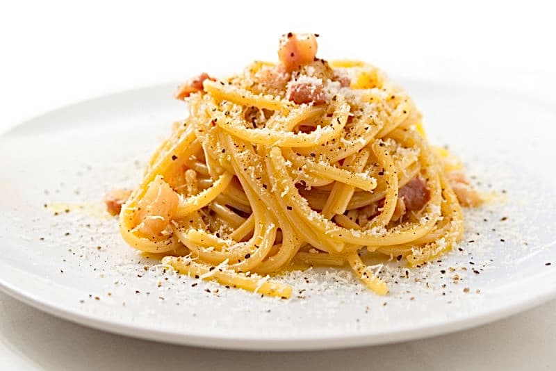 Spaghetti alla carbonara - Menu item