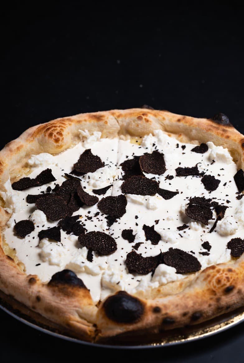 Stracchino et truffe