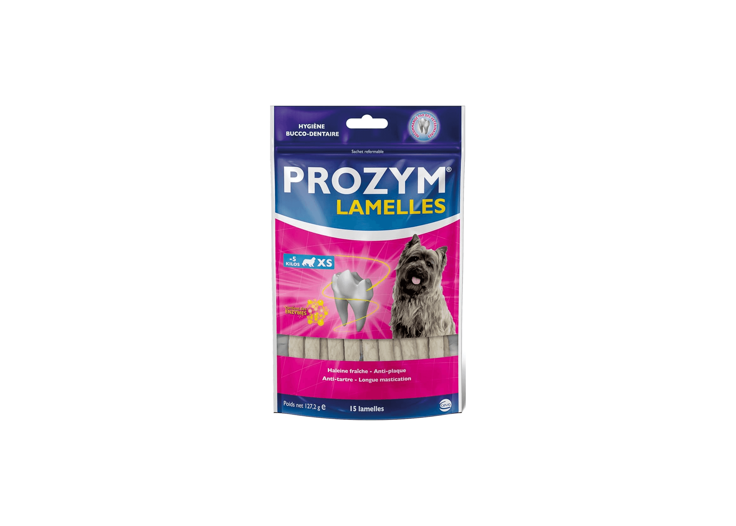 Lamelles - Prozym XS - Menu item