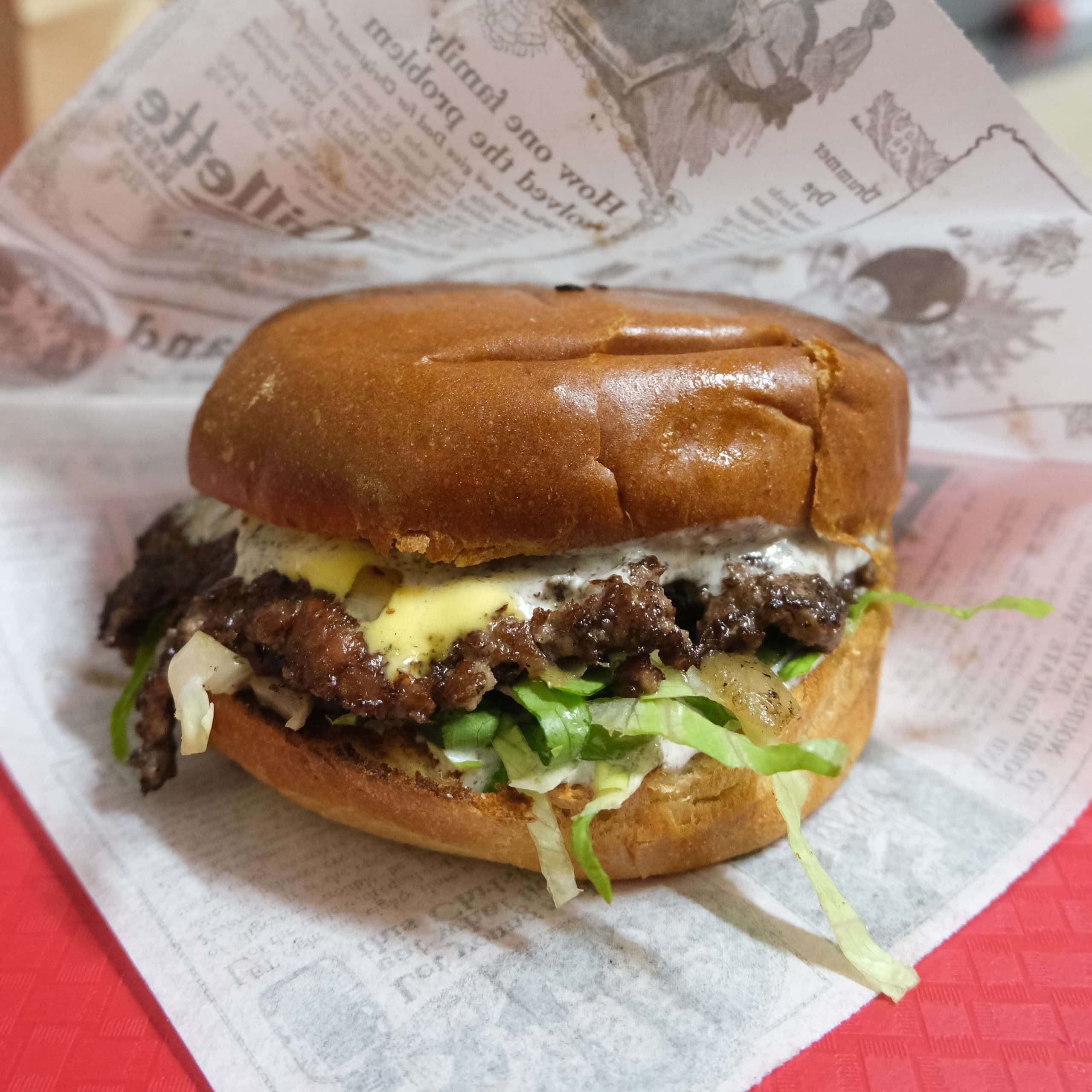 Truffle Burger - Menu item