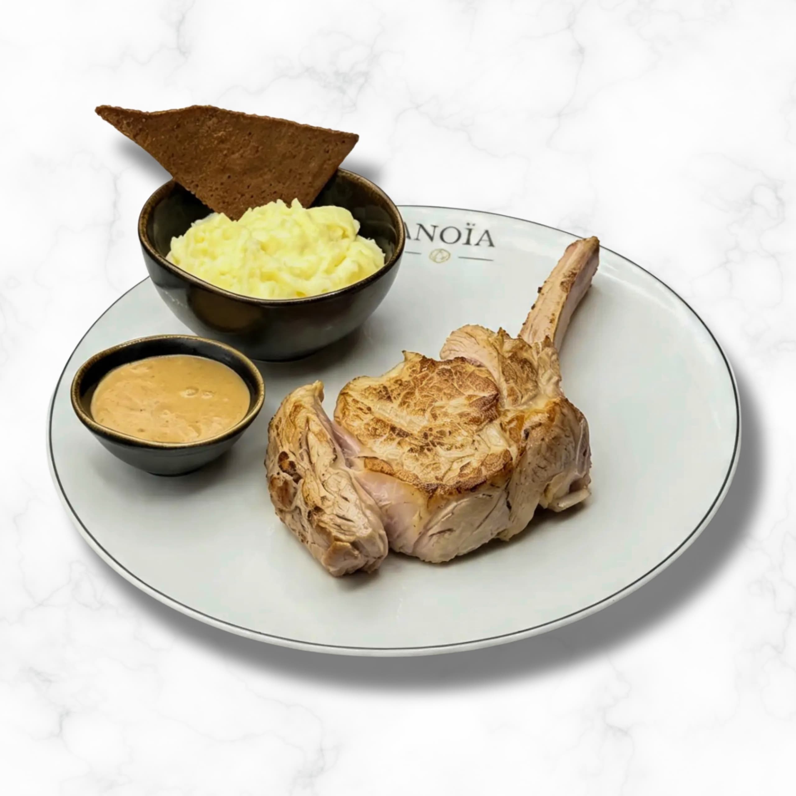 Côte de Veau et Purée Maison - Menu item