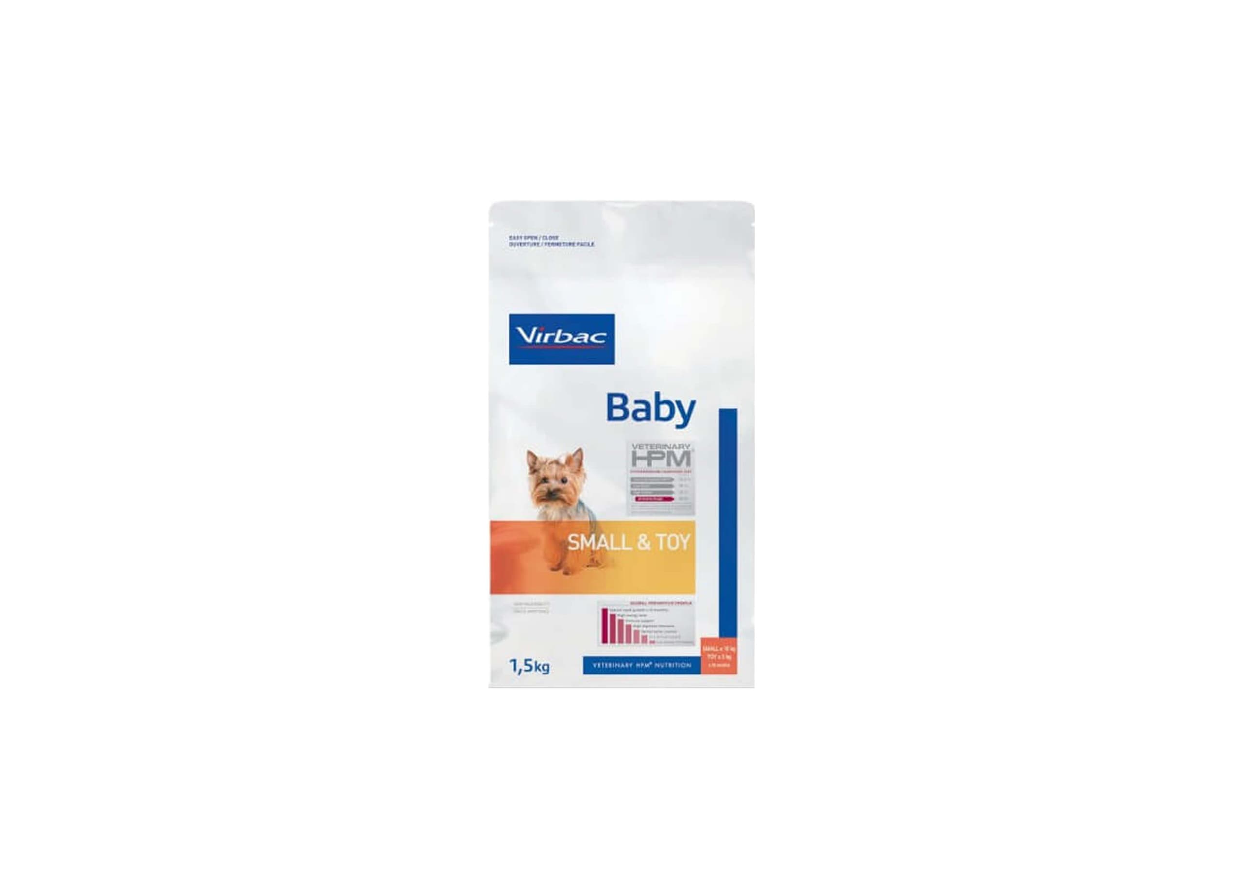 1,5kg Virbac - Baby Small & Toy - Menu item