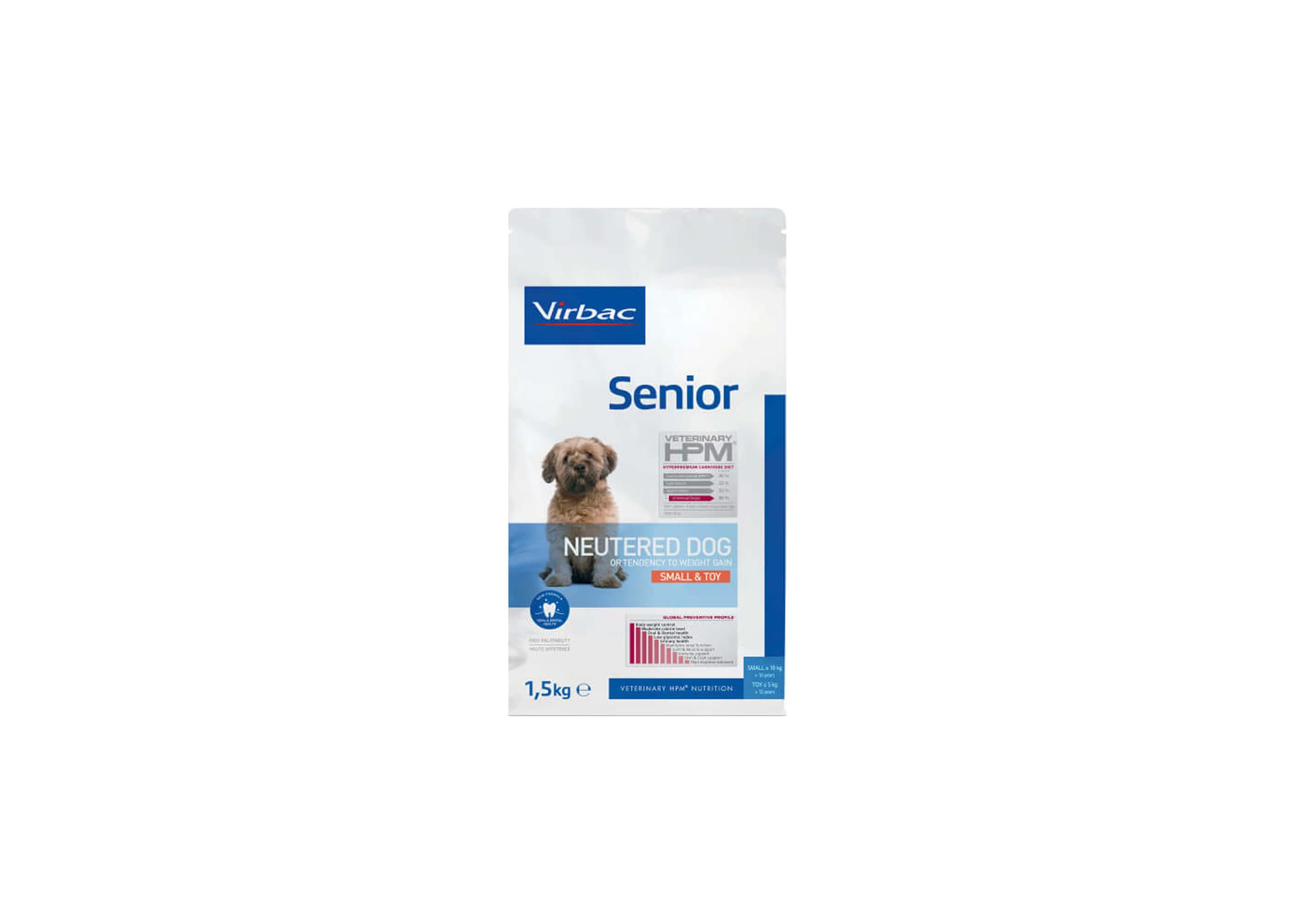 1,5kg Virbac - Senior Neutered Small & Toy - Menu item