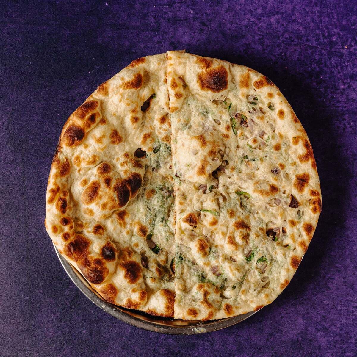 Onion & coriander naan - Menu item