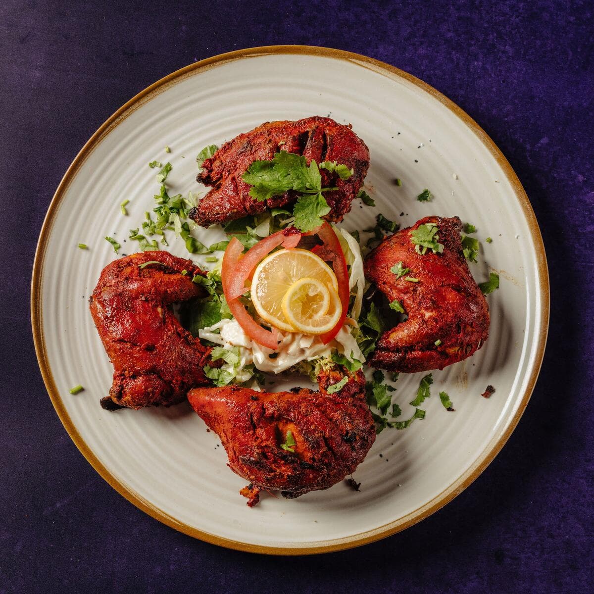 Tandoori chicken, 4 pieces - Menu item