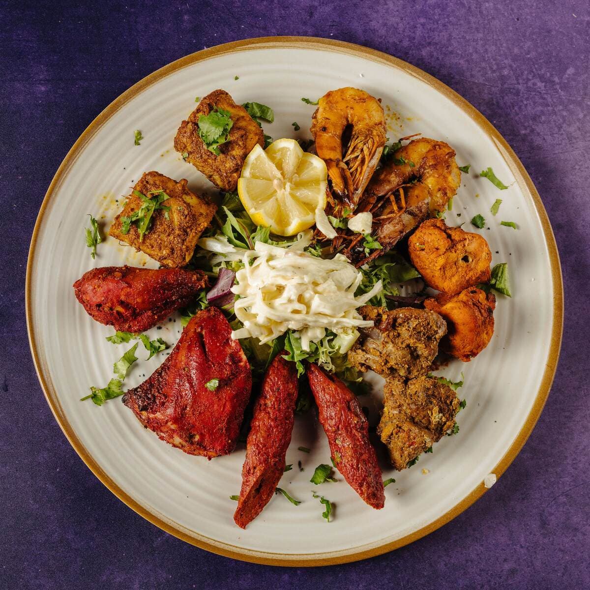 Tandoori mixed grill - Menu item