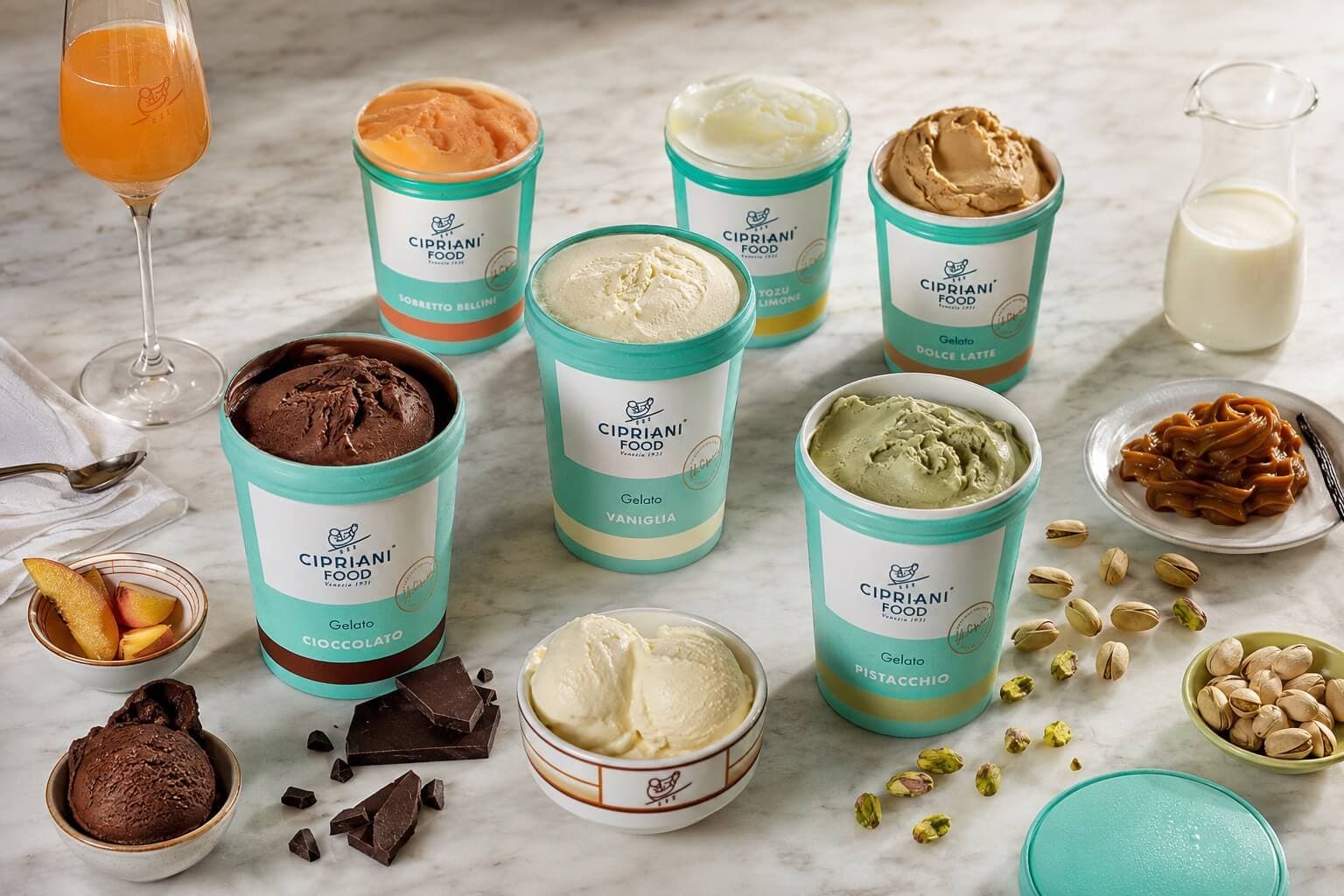 Le gelato Cipriani